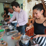 Cooking at Bangkok Food Expedition